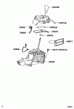 SHIFT LEVER & RETAINER 1